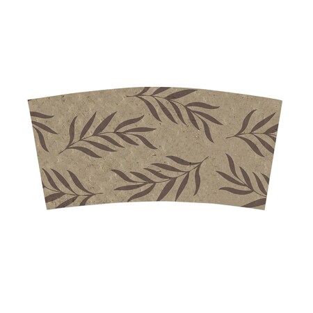 World Centric Hot Cup Sleeves, Fits 10, 12, 16, 20 oz Cups, Natural, PK1000 SLPALG